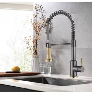 AvaMalis A|M Aquea Pull Out Touch Kitchen Faucet