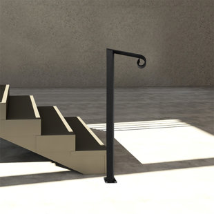 SUNYOU 2 Steps Zinc Steel Handrail With Installation Kit For Steps