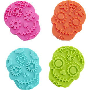 FRED & FRIENDS Genuine Fred SWEET SPIRITS Day of the Dead Cookie Cutter/Stampers (Set of 4)