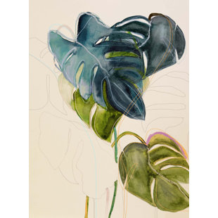 YOFFI " Blue Monstera " by Leigh Viner