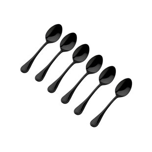 WAYFAIR SAMPLES Pearl 18/0 Stainless Steel Gold Teaspoons Set Of 6