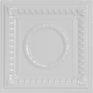 FROMPLAINTOBEAUTIFULINHOURS Victory 2 ft. x 2 ft. Nail-up Tin Ceiling Tile (Set of 12)