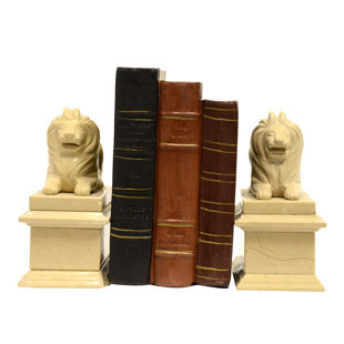 BELLO TREASURE Marble Bookends (Set of 2)