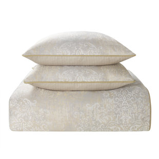 WATERFORD BEDDING Maritana Ring Stitch Damask Comforter Set (Set of 6)