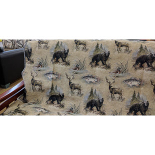 PRESTIGE FURNISHINGS Futon Cover - Greenwood Moss - Animal Print