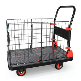 INDUSLYFE Folding Hand Truck Cage Cart