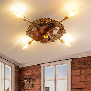 WILLISTON FORGE Elifsu 19.6'' Ceiling Fan with Remote Control