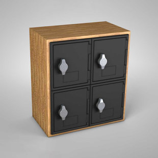 UNITED VISUAL PRODUCTS 2 - Tier 12'' Cell Phone Locker with Padlock