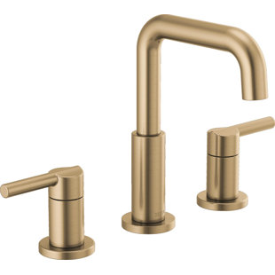 DELTA Nicoli Widespread Bathroom Faucet 3 Hole, 2-handle Bathroom Sink Faucet