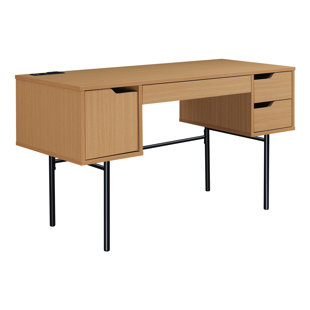 OSP DESIGNS Metal Base Executive Desk