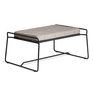 OASIQ Sandur Outdoor Ottoman with Sunbrella Cushion