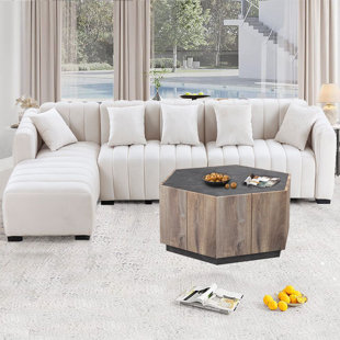 SCHNAPPI 3 - Piece Velvet Sectional