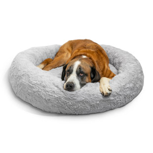 TOCCOLEGGERO Best Friends by Sheri The Original Calming Donut Cat and Dog Bed in Lux Fur