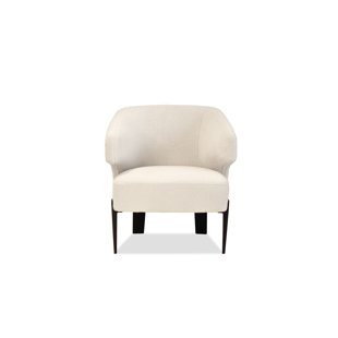 MOBITAL Rancho Teddy Arm Chair with 4 Legs, Cream