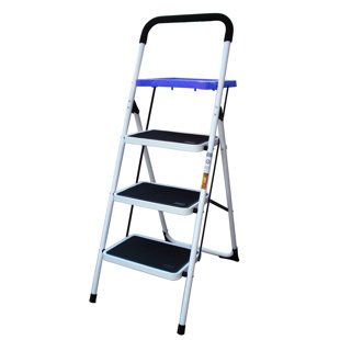 WFX UTILITY™ Balmung 4.58 ft Steel Step Ladder with 300 lb. Load Capacity