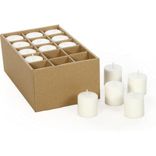 HG GLOBAL Unscented Votive Candle (Set of 2)