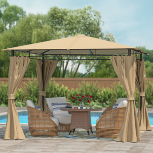 ABBLE INC. 10ft. W X 10ft. D Steel Patio Gazebo