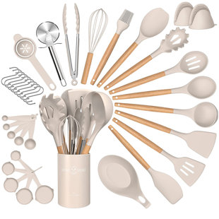 DGPCT 27 Piece Cooking Utensil Set with Utensil Crock