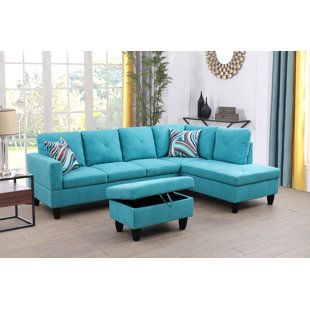 AINE HOME 97"Right Hand Facing Sofa & Chaise