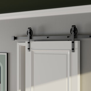 WATCHMEN Hahaemall Black Antique Roller Kit For Sliding Barn Door Hardware System (Only Big Wheel) Rollers