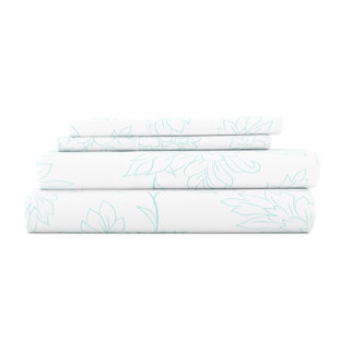 BECKY CAMERON Microfiber Floral Sheet Set