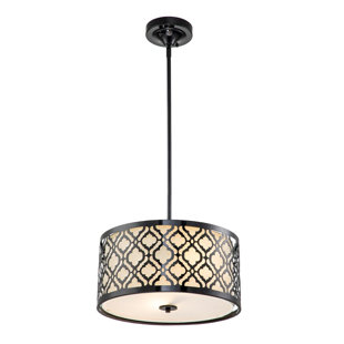 LUCAS + MCKEARN Arabella 2 - Light Black Shaded Pendant