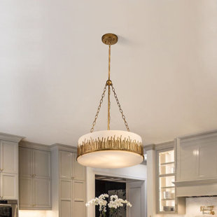 LUCAS + MCKEARN Sawgrass 3 - Light Drum Chandelier