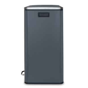 LES COLLECTORS Küchen-Recycling-Behälter, 60L, Edelstahl, 66 cm