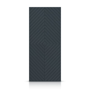 CALHOME Hollow Paneled Painted Slab Door
