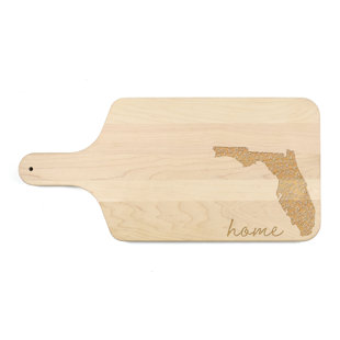 DESIGNS DIRECT CREATIVE GROUP Floral Home State - Florida Cutting Board