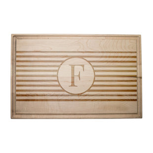DESIGNS DIRECT CREATIVE GROUP Stripe Monogram - F Cutting Board