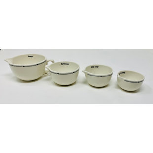 Drew DeRose Designs 4 -Piece Ceramic Measuring Cup Set