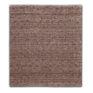 Linea Handmade Light Brown Rib Cut Wool Area Rug By Tufty Home