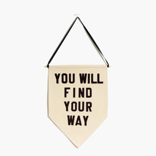 RAYO & HONEY Canvas You Will Find Your Way Wall Hanging
