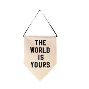 RAYO & HONEY Canvas Let The Work Speak Wall Hanging