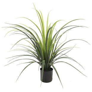 SILKSAREFOREVER Faux Yucca Grass in Pot