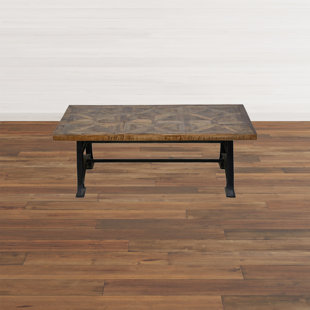 WILLISTON FORGE Anatolijus Solid Wood Top Coffee Table