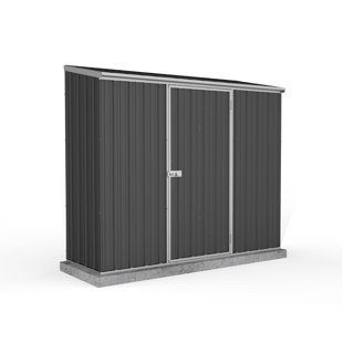 MERCIA GARDEN PRODUCTS Absco 2.26m x 0.78m Space Saver Metal Shed
