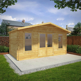 MERCIA GARDEN PRODUCTS Mercia 5m x 3m Retreat Log Cabin (28mm)