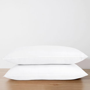Karin Maki Pillow Protector Pillow Protectors 100% Polyester Jersey Waterproof Bed Pillows Zippered Encasement Covers (Set of 2)