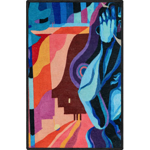 Well Woven x Misha Tyutyunik The Sunday Jungle Collection Aubade Abstract Multi Area Rug