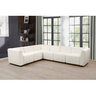 AINE HOME 120" Wide Left Hand Facing Modular Corner Sectional