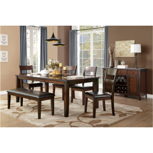 SAFLON 7 - Piece Extendable Dining Set