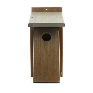 NEWTECHWOOD 13.19'' H x 6.5'' W x 7.48'' D Wall Birdhouse