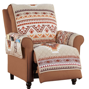 UNION RUSTIC Polyester Box Cushion Recliner Slipcover