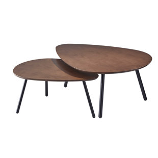 CORRIGAN STUDIO® Nicholes 3 Legs 2 Nesting Tables