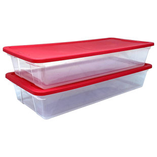 Homz Plastic Bin (Set of 2)