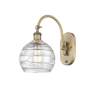 INNOVATIONS LIGHTING Athens Deco Swirl Steel Swing Arm Sconce