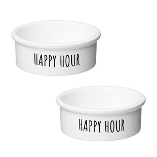 GLOBAL AMICI Happy Hour Pet Bowl (Set of 2)