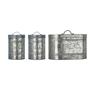 GLOBAL AMICI 3 Piece Kitchen Canister Set